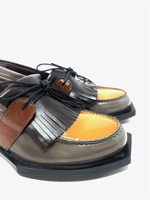 Mocassino donna multicolore IL LACCIO | K292NAPPALAKTAUPE+SENAPE